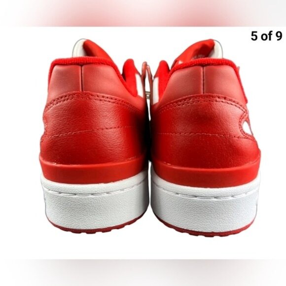 Adidas Men\'s Forum Low CL Scarlet Red White Shoes HQ1495 Size 11 main image 5